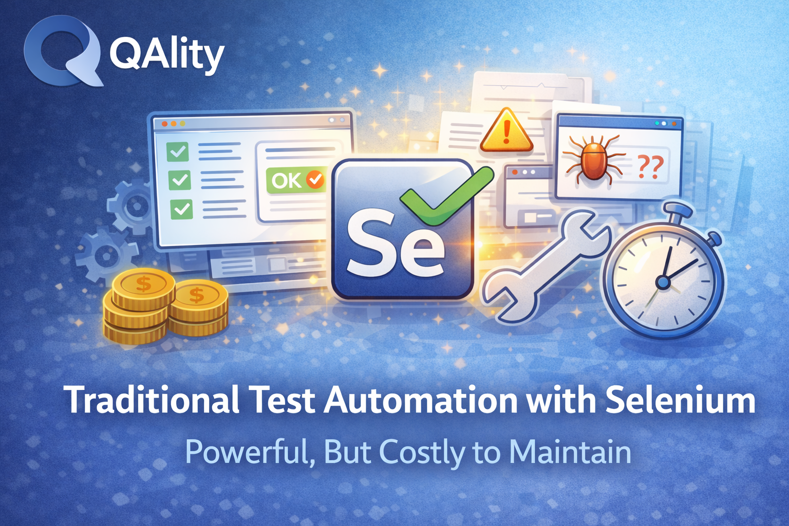 Traditional Test Automation with Selenium: Powerful, But Costly to Maintain