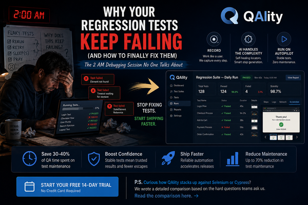 Why Your Regression Tests Keep Failing (And How to Finally Fix Them)
